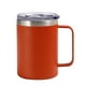 thumbnail image 2 of Taza de Café de Acero Inoxidable 304 con Tapa | Taza Térmica de Viaje con Aislamiento de Doble Pared | Vaso Portátil para Exteriores con Asa Cómoda para Bebidas Frías y Calientes | Resistente a Derra, 2 of 6