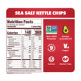 thumbnail image 3 of Jackson’s Classic Potato Kettle Chips with Sea Salt, Avocado Oil, Free of Top 9 Allergens, 2.5 oz, 3 of 5