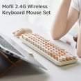 thumbnail image 5 of Mofii 2.4G Wireless Keyboard Mouse Combo 68 Keys Wireless Keyboard Ergonomic 3-gear Adjustable DPI Purple, 5 of 8