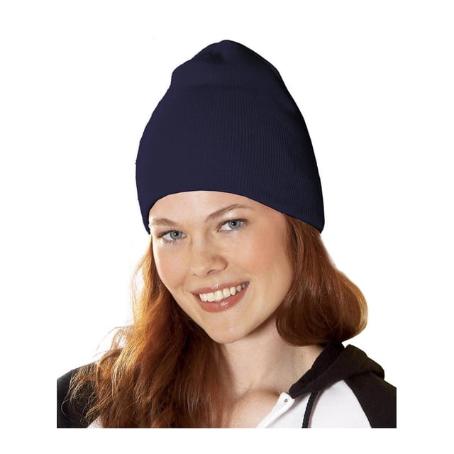 Yupoong Bonnet Tricoté Épais - Marine