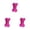 Hot Pink, variant on Dog Chew Bone Toy for Aggressive Chewers, Indestructible Durable Bone Shaped Pet Toy for Small Dogs, Odorless Rough Grinding Teeth Sticks for Tooth Decompression Stress Relieving Fun 1PC