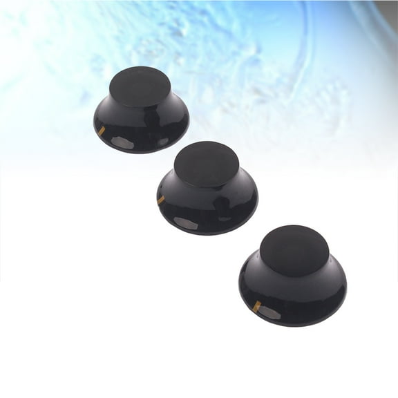 Homoyoyo 3 PCS Set Speed Control Knob Replacement Part Black Vintage for Electric Guitar