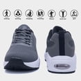 thumbnail image 6 of Ttecon Men's Non Slip Comfortable Running Shoes Gym Cross Training Sneakers Grey US 11.5, 6 of 7