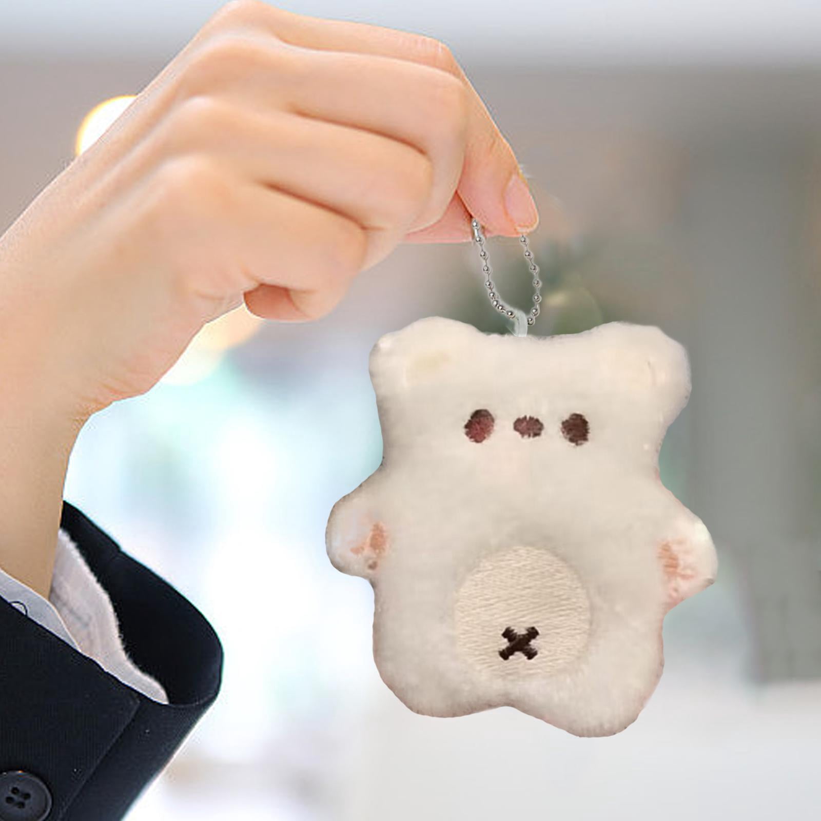 Milageto Plush Doll Keychain Adorable Portable Stuffed Doll