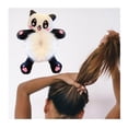 thumbnail image 2 of Bandas anchas para cabello DonaPanda 3Pzas Panda Blanco/Negro Felpa Elástica., 2 of 3