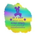 thumbnail image 1 of Always Compete With Yourself Be A Better Person Motivational Quote Design Wall Art Sticker Designs Vinyl Stickers For Home House Walls Rooms Windows Bedroom Decoration Size (26x26 inch), 1 of 3