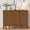 Walnut Brown, variant on Sideboard Buffet Cabinet with Storage, Accent Coffee Bar Cabinet with Drawers & Doors, Fluted Kitchen Storage Cabinets with Adjustable Shelf, Walnut Brown