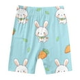 thumbnail image 5 of Baby Boy Easter Outfit Short Sleeves Funny Bunny Suit Easter Eggs Print Roller Rabbit Pajamas Casual Crewneck Tops Shorts 2 PC Sets Children Clothing Light Blue 11-12 Years, 5 of 7
