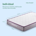 thumbnail image 3 of Colchón Individual en Caja Espuma 18 cm Alta Densidad Media Firmeza Ergonómico, 3 of 8