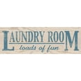 thumbnail image 4 of Gango Home Decor Classic Beige Adult Laundry Room Wall Art; 2-18" x 6" Unframed Mounted Prints, 4 of 5
