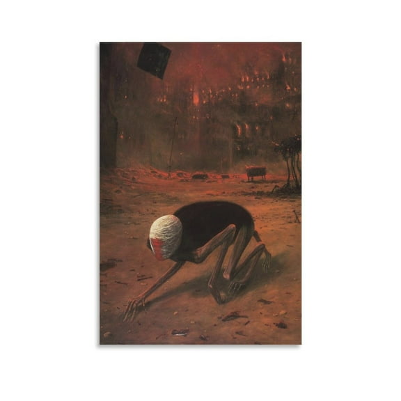 Zdzislaw Beksinski Untitled Art Poster (3) Picture Print Wall Art Poster Painting Canvas Posters Artworks Gift Room Aesthetic 20x30inch(50x75cm)