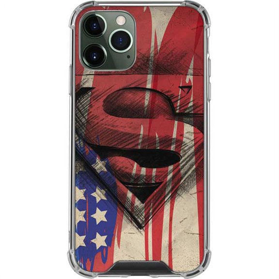Skinit DC Comics Superman Crest iPhone 12 Pro Clear Case
