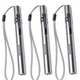 thumbnail image 1 of 3 Pack USB Pen Light LED Torch for Nurses,Stainless Steel Medical Pocket Flashlight Rechargeable Mini Torch Handy Penlight with Clip, 1 of 5