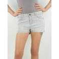 thumbnail image 1 of GESTUZ Denim JEANS Shorts LIGHT GREY Slight DISTRESS 4-Pocket DULLE ( 30 ), 1 of 2