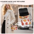 thumbnail image 3 of Pzuqiu Maple Leaf Crossbody Bags Leather Women with Chain Strap Exquisite Quilted Leather Crossbody Bags for Women Compact Craftsmanship for Daily Use and Travel, 3 of 7