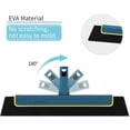 thumbnail image 2 of Eyliden 13.7" Blade Squeegee with Aluminum Long Handle 51", Water Foam Pet Hair Broom for Bathroom Floor, Blue, 2 of 7
