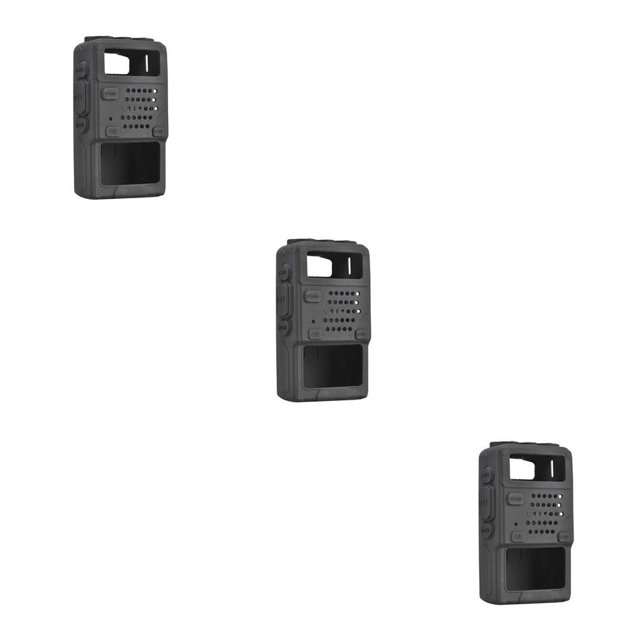 Bearachild Soft Silicone Walkie Talkie Protective Case Box Radio Two Handheld Pouch Protector Way Supplies Interphone Holder Type1 NO1