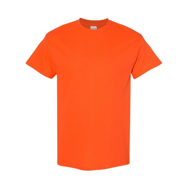 OXI - Men Heavy Cotton Multi Colors T-Shirt Color Orange 3X-Large Size ...
