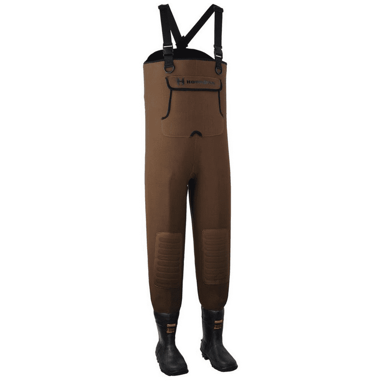 Hodgman Size 11 Caster Waterproof Neoprene Cleated Boot Chest Waders, Brown  