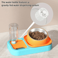 SHZHHFKJCX Premium Automatic Plastic DoubleBowl Cat Feeder & Water