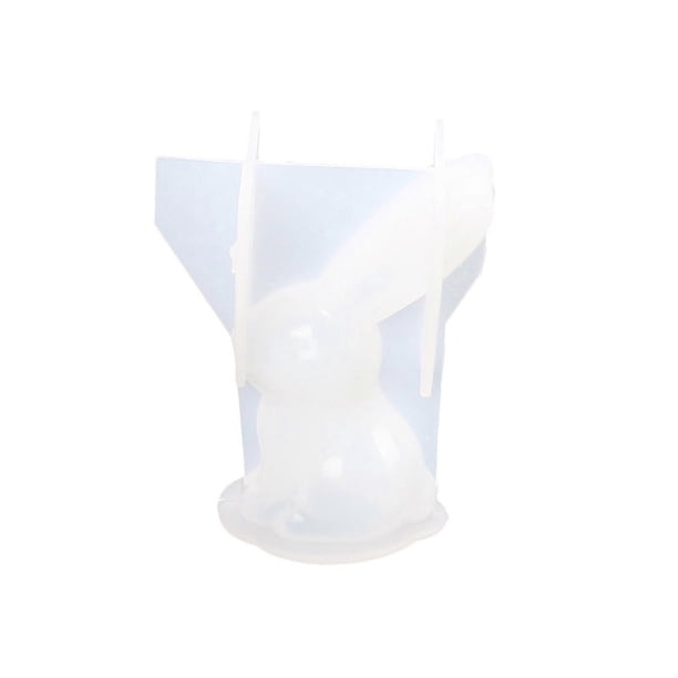 Bunnies Statue Silicones Candle Molds for Epoxy Resins Home Decoration Animal Figurine Silicones Molds Soap Making Molds