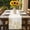 Yellow, variant on Palm Trees Table Runner - 108 Inch Long, Kitchen Dining Table Runner Dresser Scarves, Blue Tropical Plants Summer Forest Scenery Farmhouse Decor for Coffee Tables Wedding Party Banquet