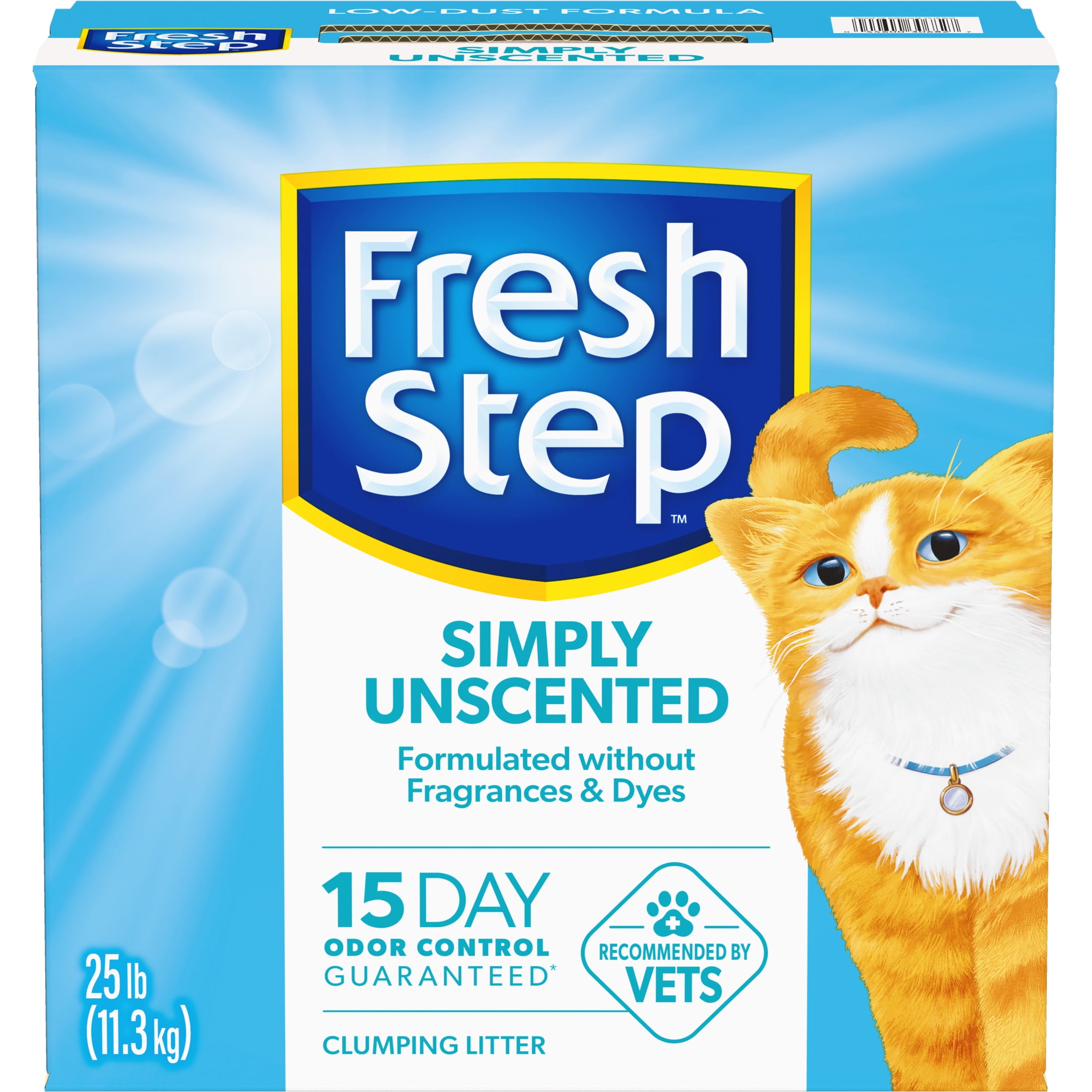 Litter Unscented Fresh Start Cat Litter Fresh Step Total Control Scented Clumping Litter With Febreze