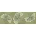 thumbnail image 3 of Koetsier, Albert 18x9 Black Modern Framed Museum Art Print Titled - Leaves on Green 2, 3 of 5