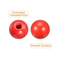 thumbnail image 4 of Unique Bargains Threaded Ball Knobs, 1.97Inch Dia M16 Female Thread Thermoset Round Ball Handles, Red 6 Pack, 4 of 5