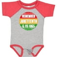 thumbnail image 3 of Inktastic Remember Juneteenth 6.19.1865 Boys or Girls Baby Bodysuit, 3 of 5