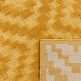 thumbnail image 2 of Paco Home Indoor & Outdoor Rug with Moroccan Pattern in Yellow - 4'7" x 6'7" (4'x6'), 2 of 5