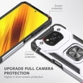 thumbnail image 3 of Para Xiaomi POCO X3 NFC/C40/X4 GT/M4/M5 Pro 4G 5G Soporte Magnético Para El Hogar Del Coche , De Anillo Giratorio De 360 Grados Fuera De La Funda Teléfono, 3 of 4