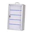 thumbnail image 2 of Armario para teléfonos con puerta transparente, organizador de bolsillo para aula, asa portátil, ideal para reuniones. 60 ranuras, 2 of 9