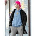 thumbnail image 2 of Love Daisy Positive Heart  Hoodie Women -Image by Shutterstock, Female 3X-Large, 2 of 4