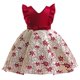 thumbnail image 1 of Vestidos de encaje para niñas pequeñas, flores para niños, boda elegante, fiesta de princesa, vestido de tutú, cumpleaños, bautismo, ropa Formal 11-12T (Etiqueta 160) Gao Jinjia LED, 1 of 2