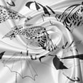 thumbnail image 5 of Ambesonne White Valance Pack of 2, Ornate Umbrellas, 54"X12", Black White, 5 of 5