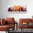 thumbnail image 4 of Hieng Mountain Wall Art for Living Room, Gold Tree Canvas Wall-Decor for Bedroom, Modern Forest Print Picture (only canvas), 4 of 6
