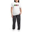 thumbnail image 5 of CafePress - Peace Love Pool Women's Light Pajamas - Women's Short Sleeve Print T-Shirt and Pants Light Cotton Pajama Set, 5 of 7