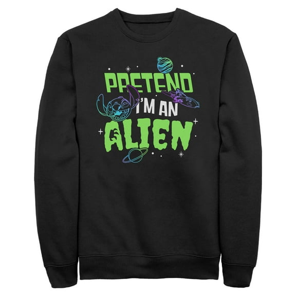 Mens Lilo & Stitch Pretend I'm An Alien Sweatshirt