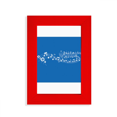 thumbnail image 1 of Blue Dancg Music 5-le Staff Picture Display Art Red Photo Frame, 1 of 4