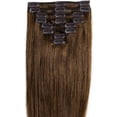 thumbnail image 1 of LELINTA 10"-22" Long Straight Single Light Weft Remy Human Hair Extensions 8Pcs Full Head, 1 of 4