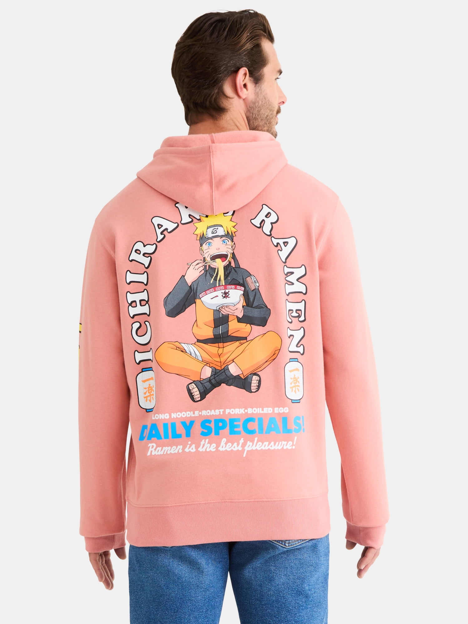 Naruto Men's & Big Men's Graphic Hoodie with Long Sleeves, Sizes XS-3XL