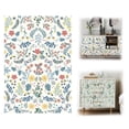 thumbnail image 1 of Clearance! Pottery Ceramic Clay Transfer Paper Colorful Flower Colorful Decals Stickers Earrings Jewelry Making, 1 of 9
