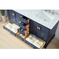 thumbnail image 3 of 60'' Double Bathroom Vanity with Marble Top, 3 of 10