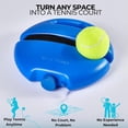 thumbnail image 4 of Entrenador de Tenis Solo con Pelota de Rebote y Base Rellenable, Autopráctica Aid para el Patio Trasero, 4 of 7