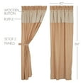 thumbnail image 4 of VHC Brands Camilia Ruffled Panel Set of 2 84x40, 4 of 7