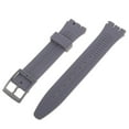 thumbnail image 1 of pitrice 17mm Silicone Rubber Watch Strap Band Waterproof Watchbands Grey, 1 of 7