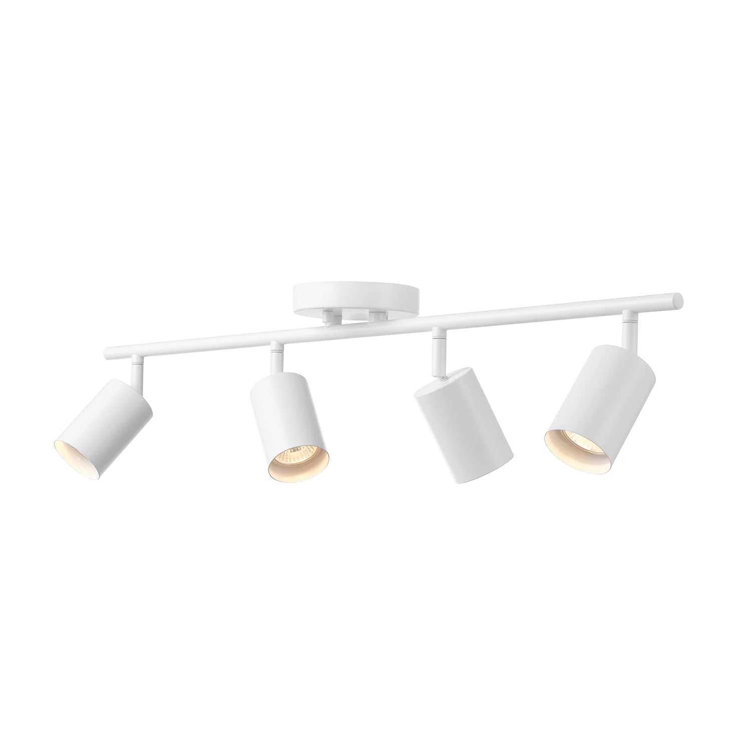 Globe Electric 4-Light Matte White Track Lighting