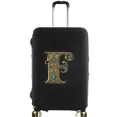 thumbnail image 1 of Housses de Valise Housse de Protection Valise de Voyage Anti-Rayures Housse Anti-Poussière Réutilisable Housse Anti-Poussière Lavable Motif Imprimé Graphique 8lettre Graphique F m, 1 of 6