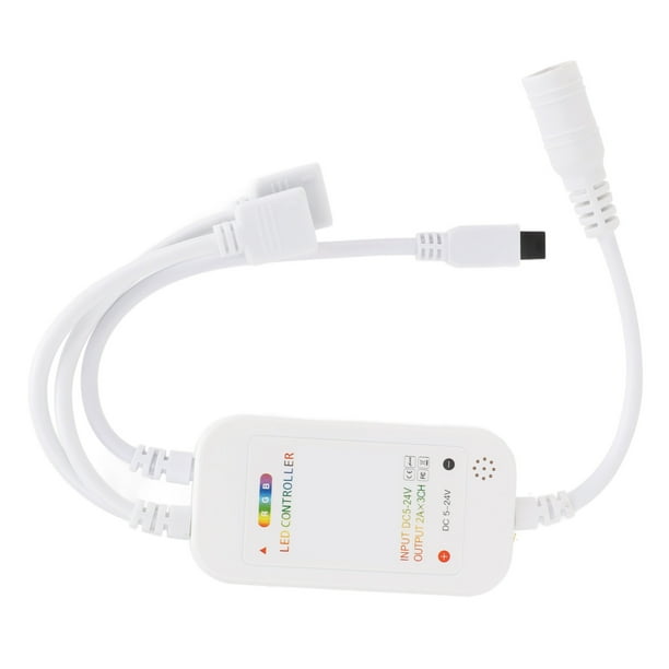 Controlador de luces LED con Bluetooth, controlador de atenuación de luces LED, controlador de atenuación de luces LED, controlador remoto de tira de luz RGB diseñado a la perfección